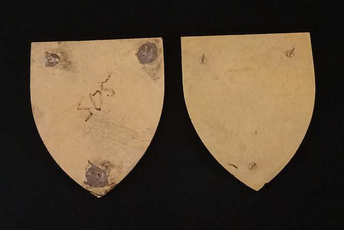 SADF --- ROODEPOORT COMMANDO SHOULDER FLASH PAIR   "" RARE ""              P23