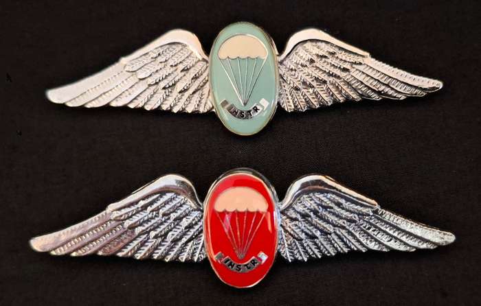 SADF PARACHUTE WINGS COLLECTION Of 5 Wings - Full Size `    One Bid For The Lot           E26