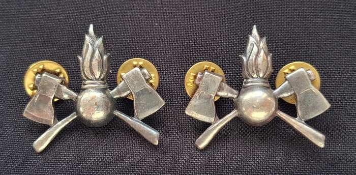 SWA Engineers Corps Collar Badges                  E102