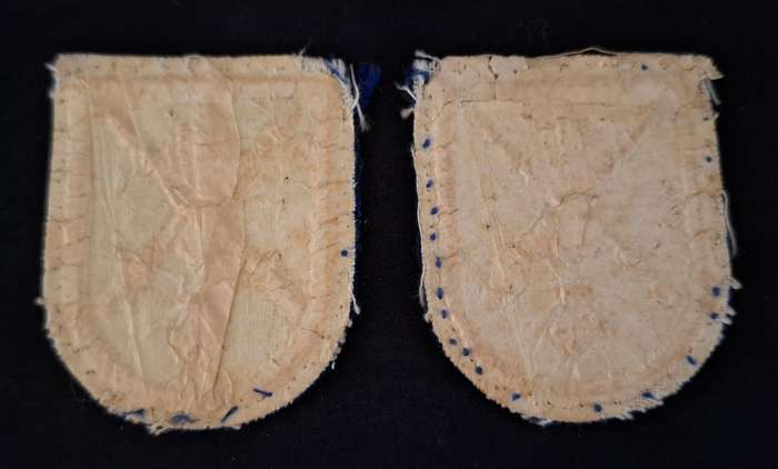 SADF `4th Field Artillery Reg.` Cloth Badge Pair (1967-1969)             E115