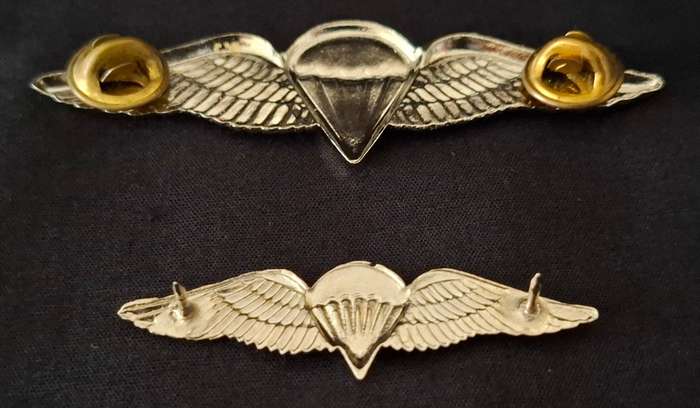 Border War- 1970s SADF Parachute Battalion 'Night Test Jump'  Wings Full Size And Miniature      E91