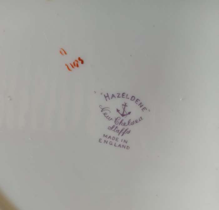 New Chelsea Hazeldene plate