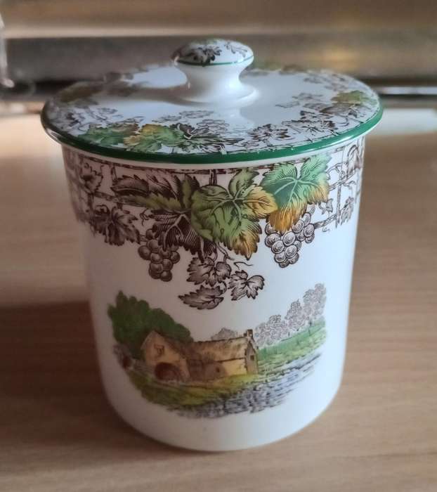 Spode Byron jam jar