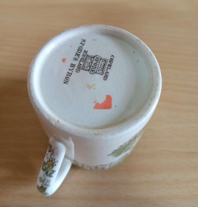 Spode Byron demitasse cup