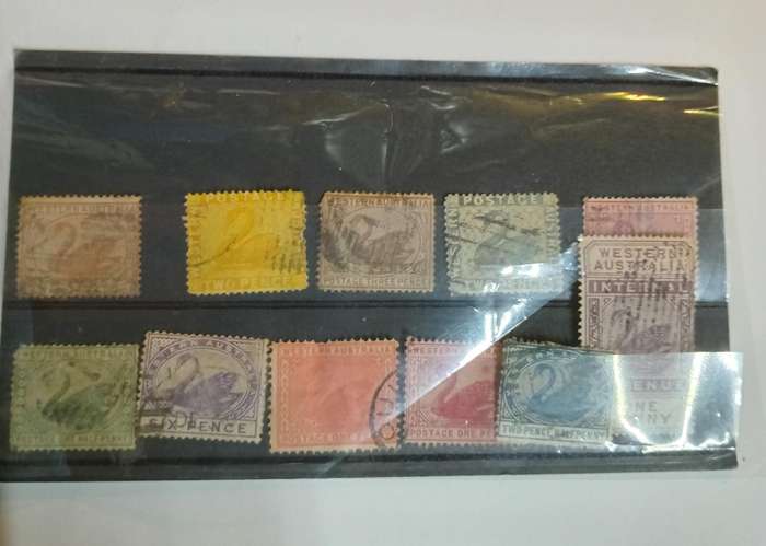 Western Australia swan stamps