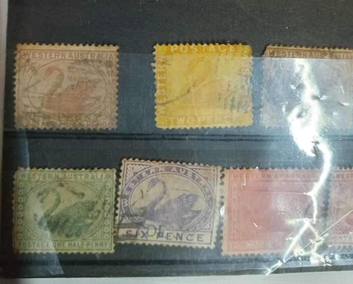 Western Australia swan stamps