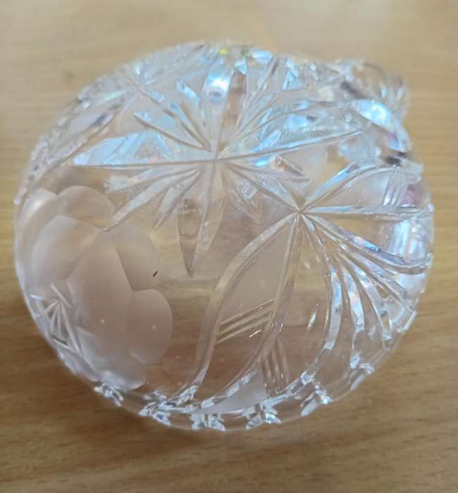 Rose cut crystal