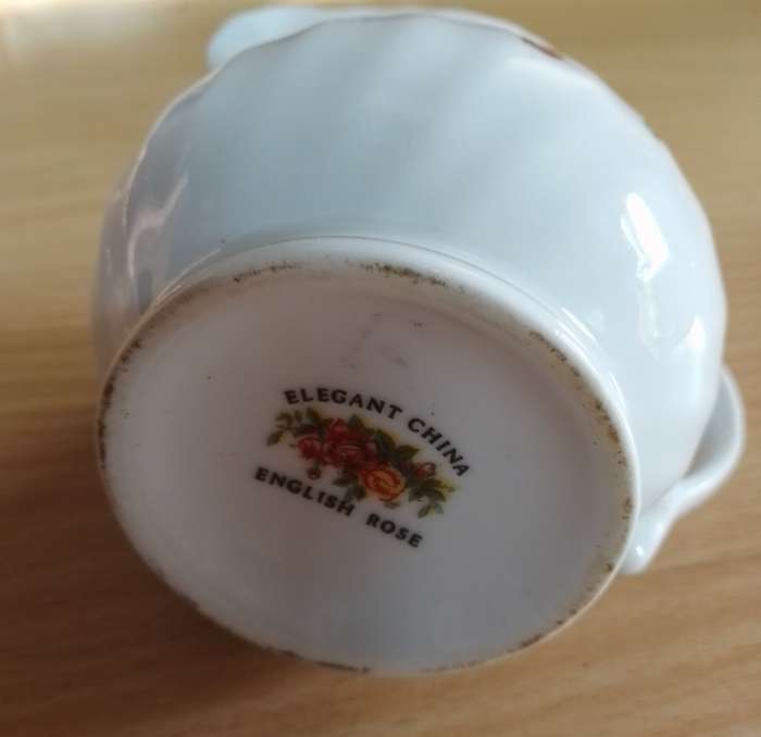 English Rose China creamer