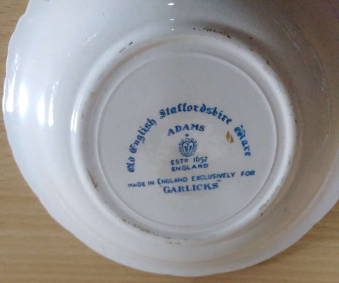 Small Adams bowl made for Garlicks south africa