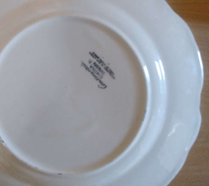 The Blue train plate