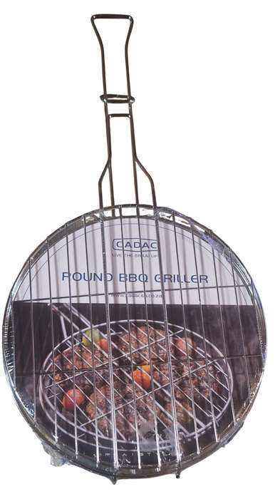 Round Braai Griller - Chrome Plated