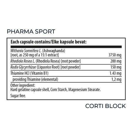 BF Pharma Sport Corti Block 90 Caps