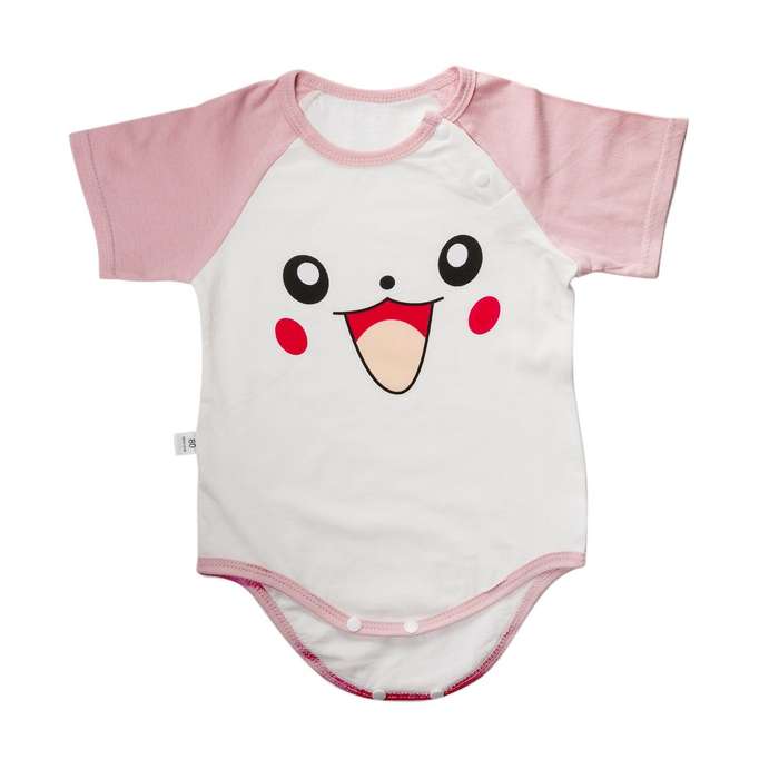 All Heart Bear Face Print Baby Grow - 12-18 months