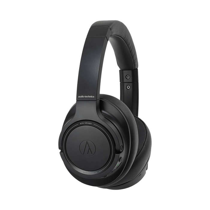 Audio-Technica ATH-SR50BT Bluetooth Wireless Over-Ear Headphones, Black (ATH-SR50BTBK)