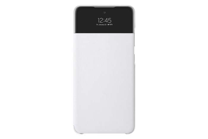 Samsung Galaxy A72 S View Wallet Case-White