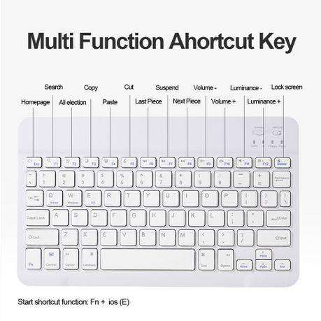BaBoo - Case Keyboard For iPad 10.2 Detachable Wireless Bluetooth Keyboard