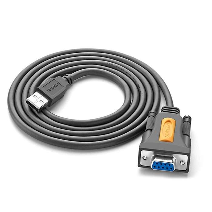 UGreen 20201 USB2.0 M to DB9 RS232 F 1.5m Cab-GY