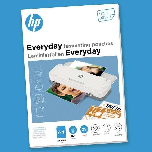 HP Laminating Pouches A4 80 Mic