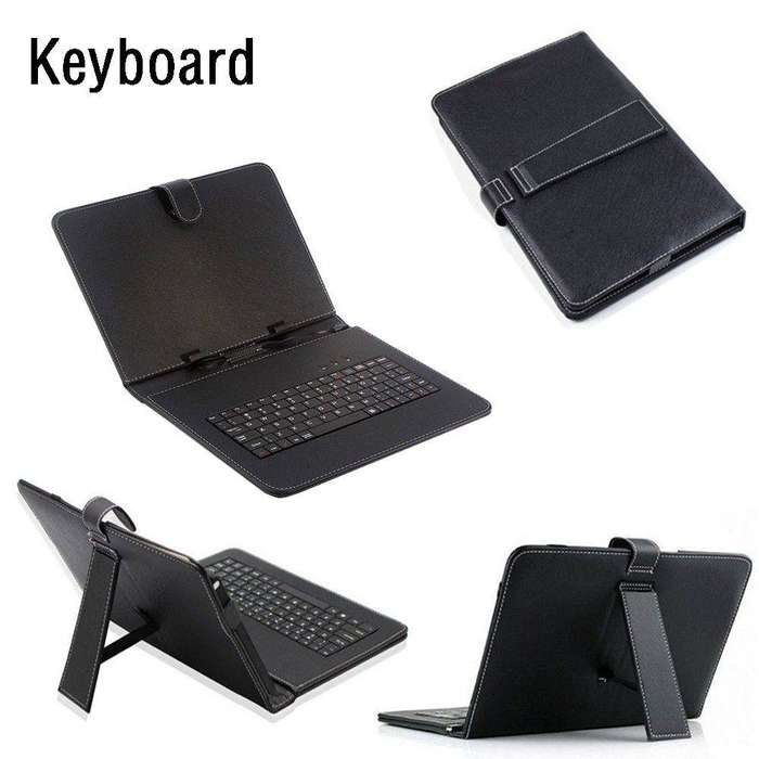 Universal 7" -8 " Tablet Case with Wired Keyboard