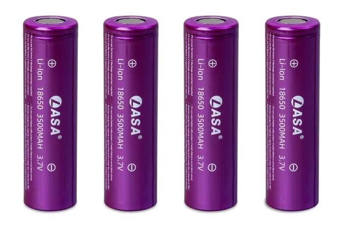 Lasa Flat 4 X 18650 3.7v 3500mah Li-Ion Cell