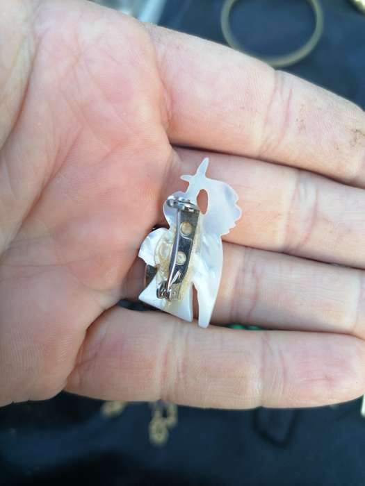 Mother of Pearl brooch