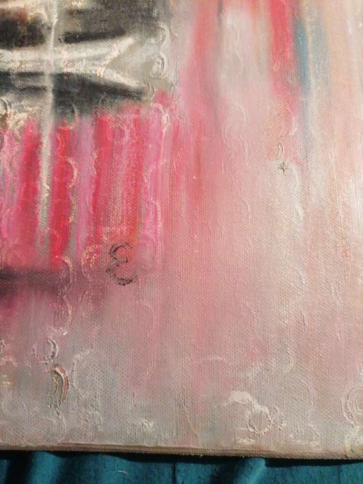 Stunning unframed painting