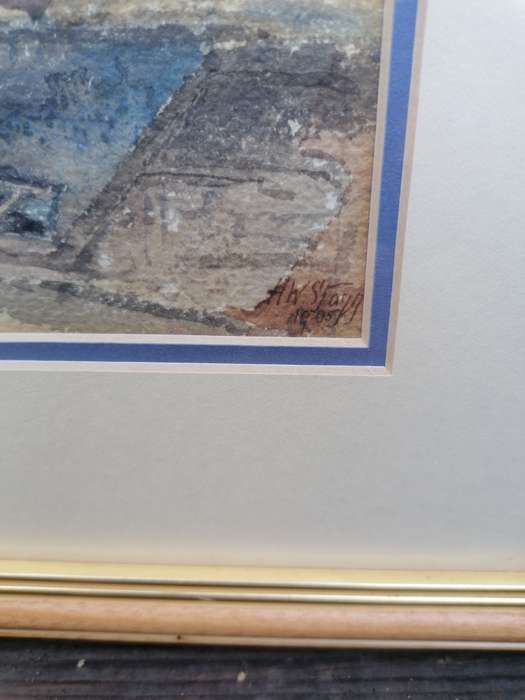 1905 HW STAGG PAINTING