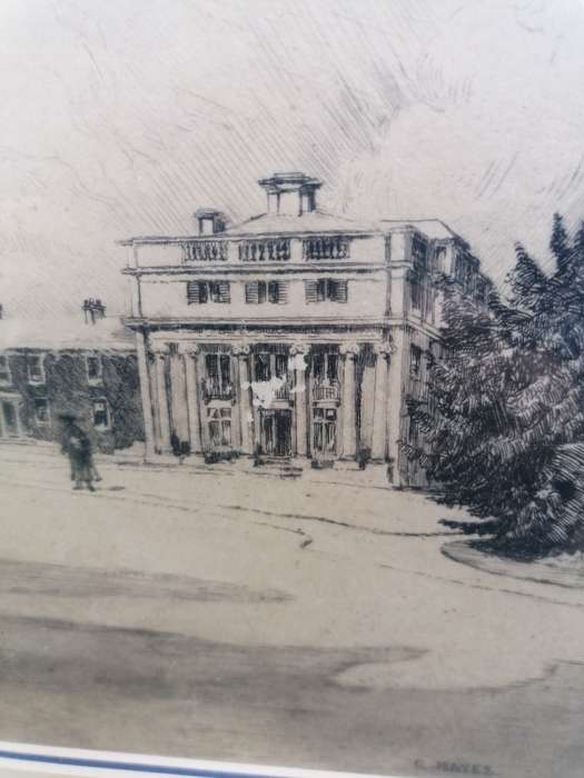Gertrude Ellen Hayes, Original Etching