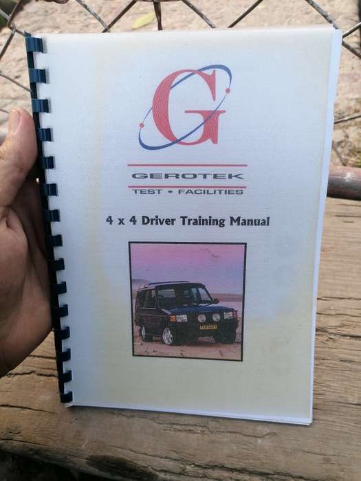4 x 4 Driver training manual