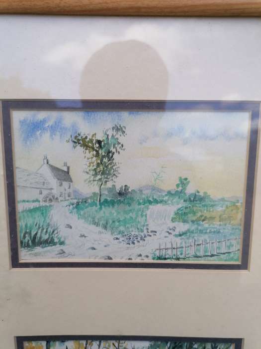 2 small paintings by D. Tyrrell