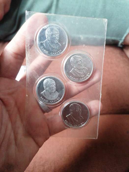 Danie craven birthday token sets. Bid per set
