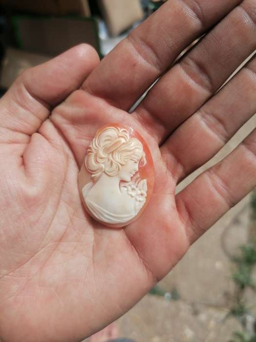 Vintage carved cameo