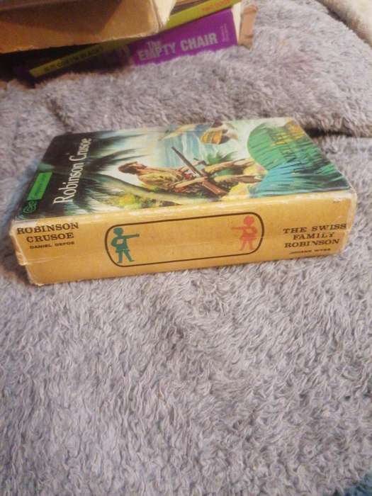 1963 Companion Library Swiss Family Robinson & Robinson Crusoe 2 in 1 book