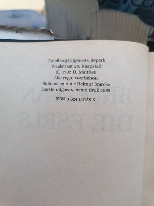 Dalene Matthew brug van die gesels eerste 1992 druk