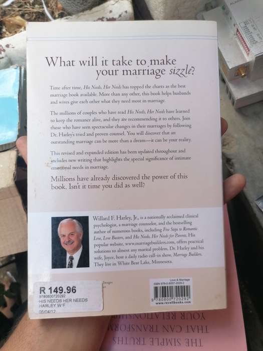 His Needs, Her Needs by Willard F. Harley jr