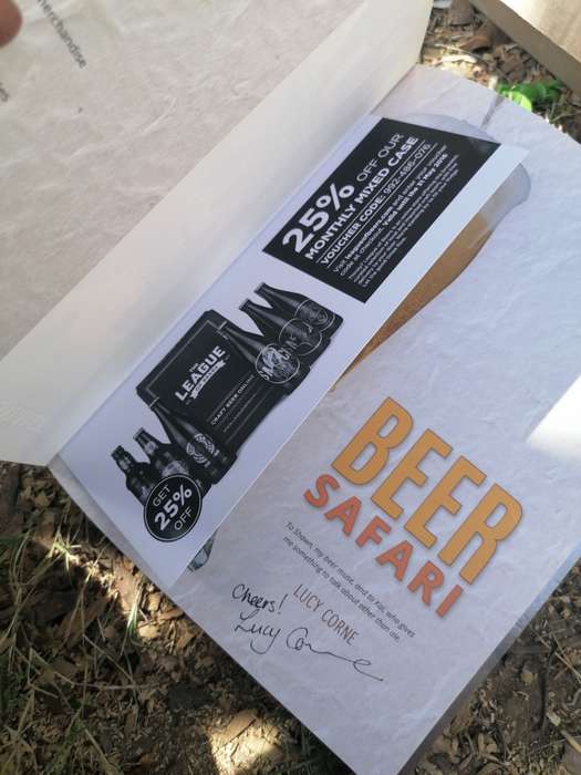 Beer Safari - Lucy Cornell signed copy