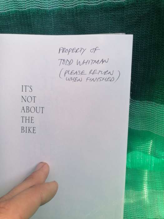 It's Not About the Bike Book by Lance Armstrong and Sally Jenkins