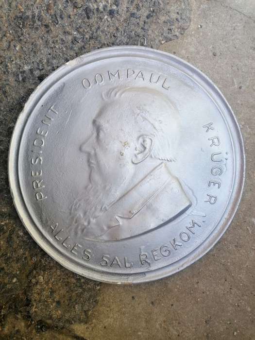 OOM PAUL  KRUGER  PRESIDENT PLAQUE