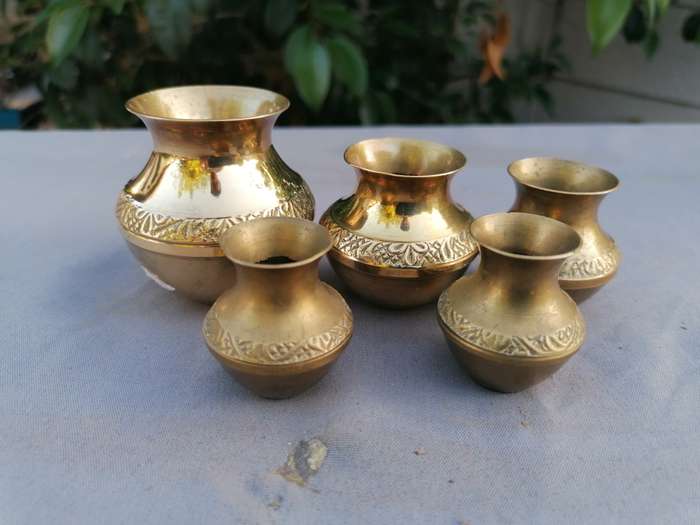 Minature brass set