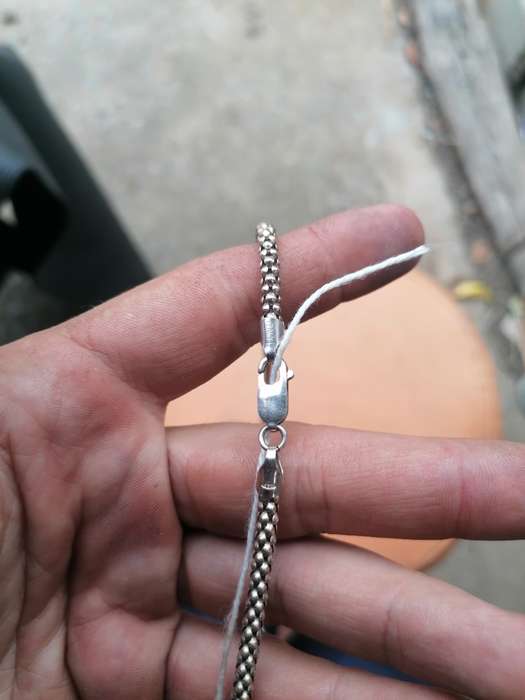 Vintage made in Italy sterling silver necklace 56cm