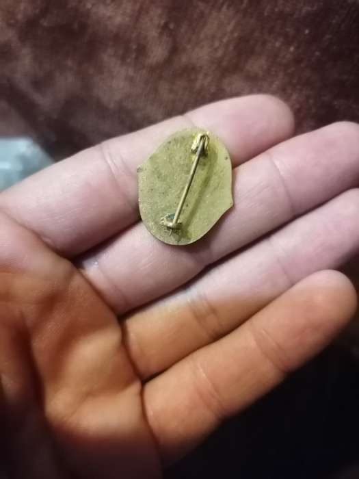 VINTAGE GIRLS LIFE BRIGADE - LETTER P - ENAMEL PIN BADGE