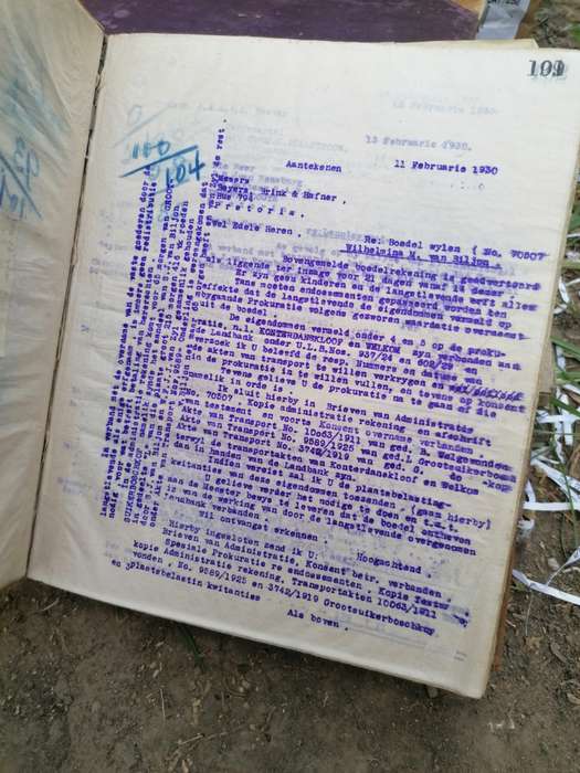 4 x south african letter books from the 1920s and 30s