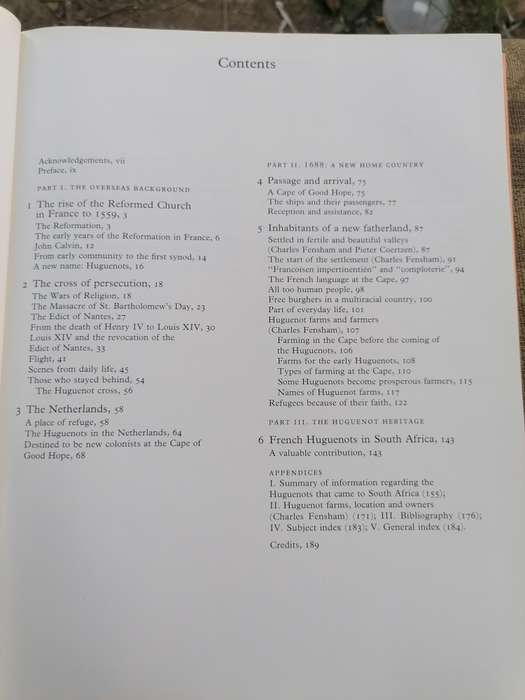 The Huguenots of South Africa 1688-1988