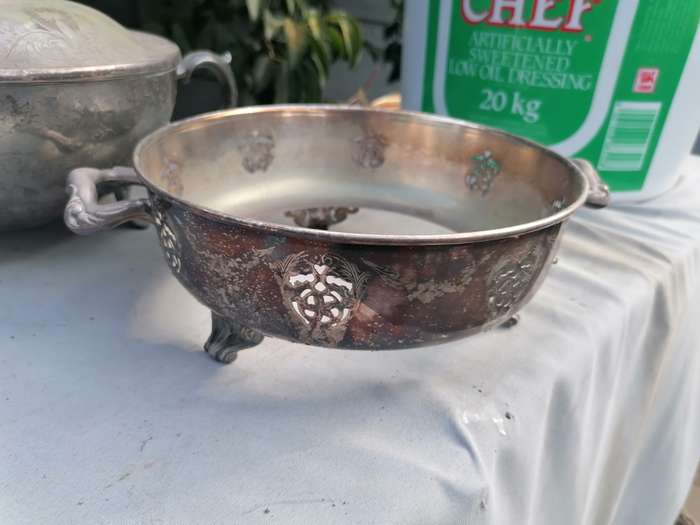 vintage Towle silver-plated soup bowl or tureen with a lid