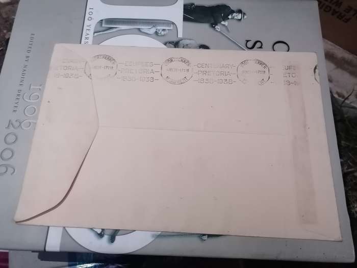 Voortrekker Eeufees first day cover 1838/1938 Eeufees