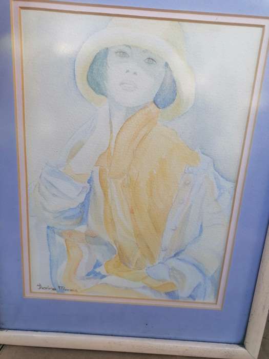 Watercolor painting by Tharina Marais