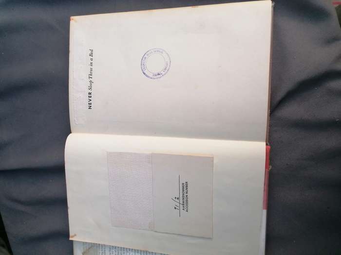 Never sleep three in a bed Book by Max Braithwaite