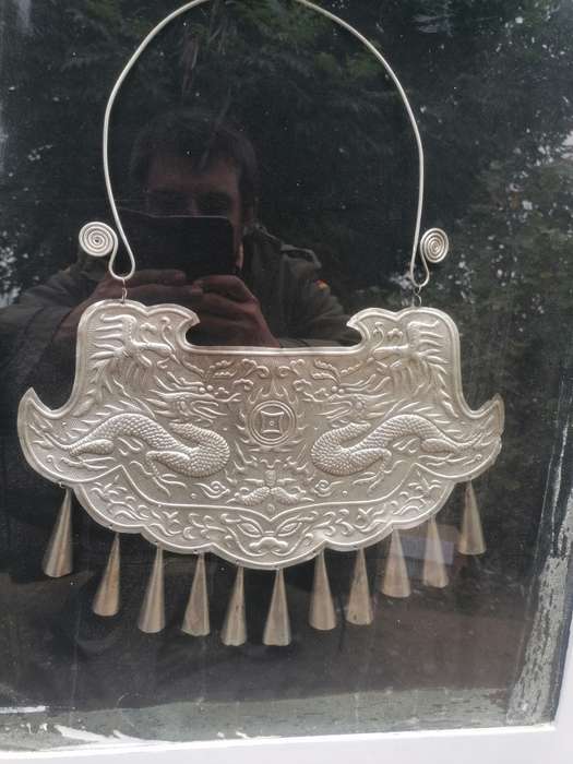 Miao Silver Jewelry Shadow Box
