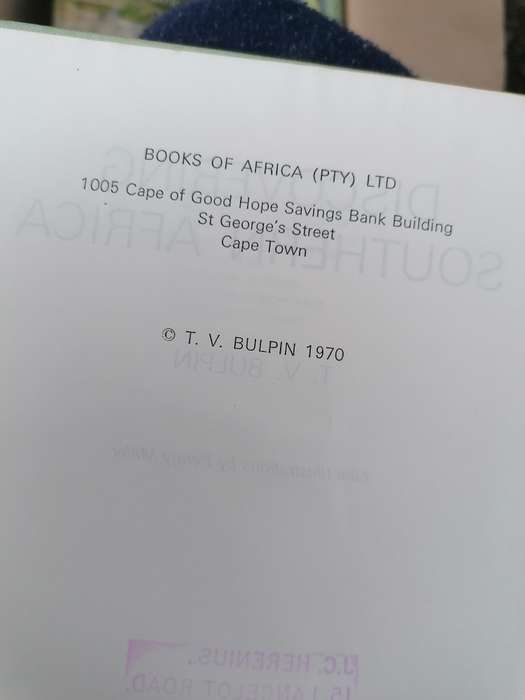 Discovering Southern Africa Book by T. V. Bulpin
