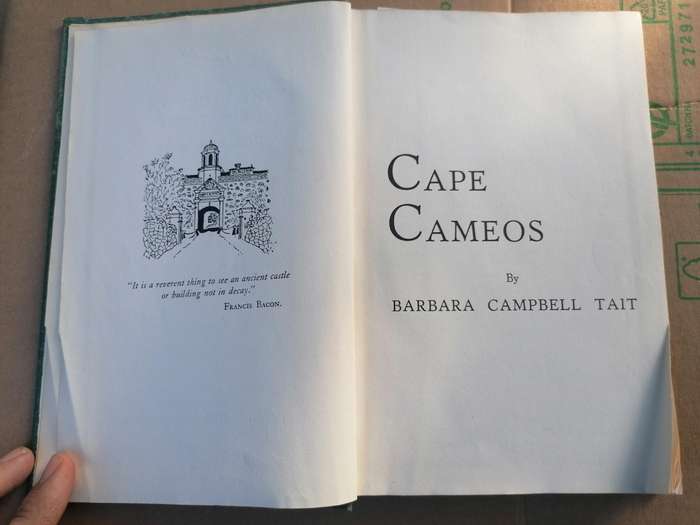 CAPE CAMEOS  By  BARBARA CAMPBELL TAIT